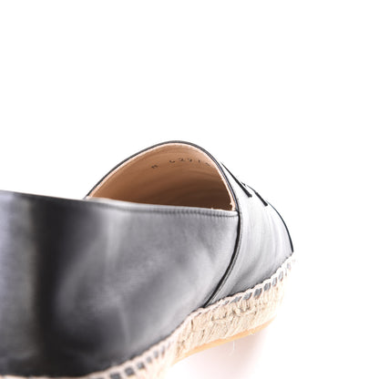 Chanel Lambskin CC Espadrilles 40 Black 9 of 10