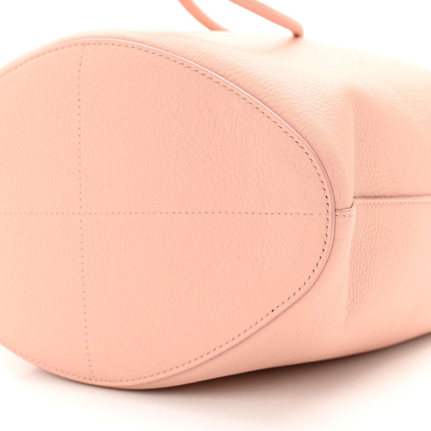 Burberry Grainy Calfskin Small TB Bucket Bag Dusty Pink 9 of 9
