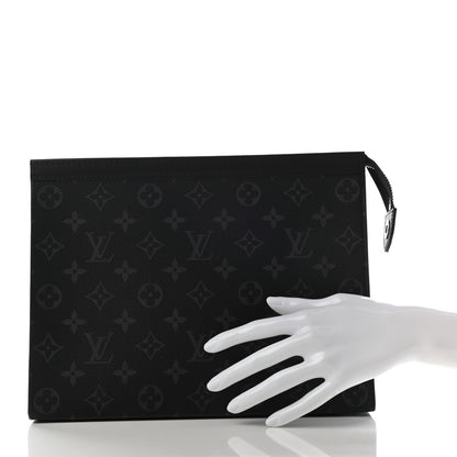 Louis Vuitton Monogram Eclipse Pochette Voyage MM 2 of 7