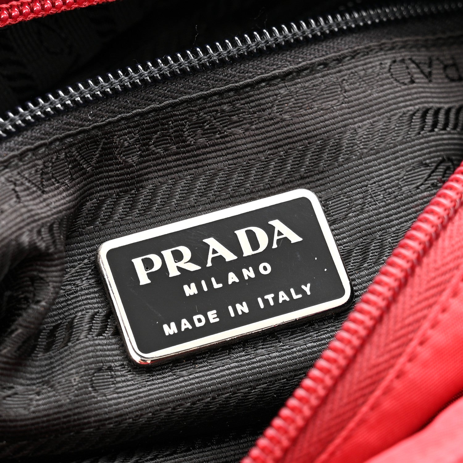 Prada Tessuto Nylon Tote Red 6 of 14