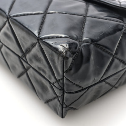 Chanel Vinyl Quilted In the Business Flap Bag Black 10 of 10