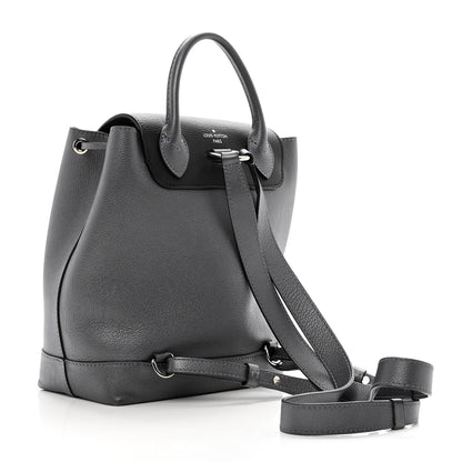 Louis Vuitton Metallic Calfskin Eyelet Lockme Backpack Black 3 of 9