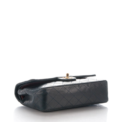 Chanel Lambskin Quilted Medium Double Flap Navy 4 of 8