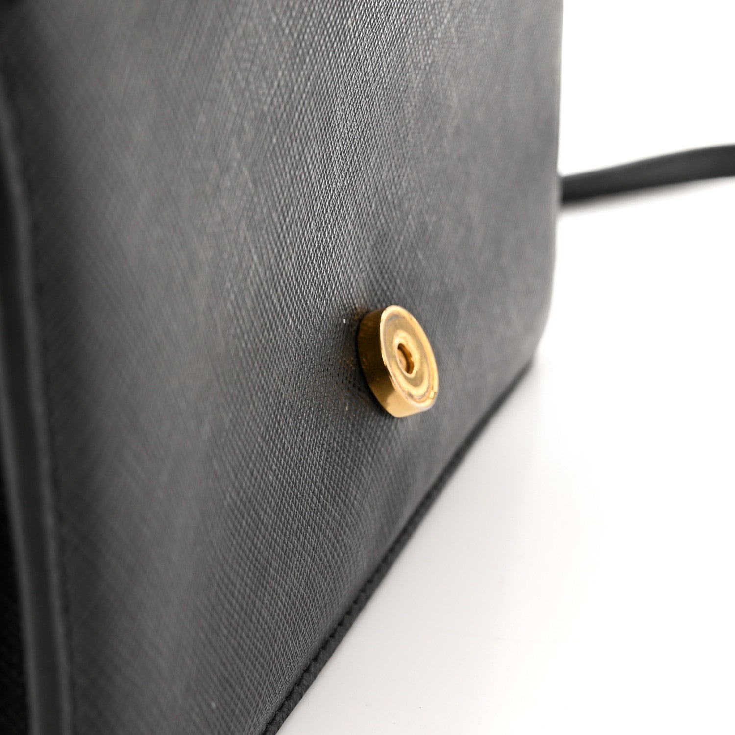 Prada Saffiano Lux Bow Crossbody Bag Black 14 of 16