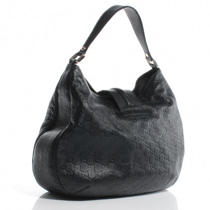Gucci Guccissima New Ladies Web Hobo Black 3 of 7