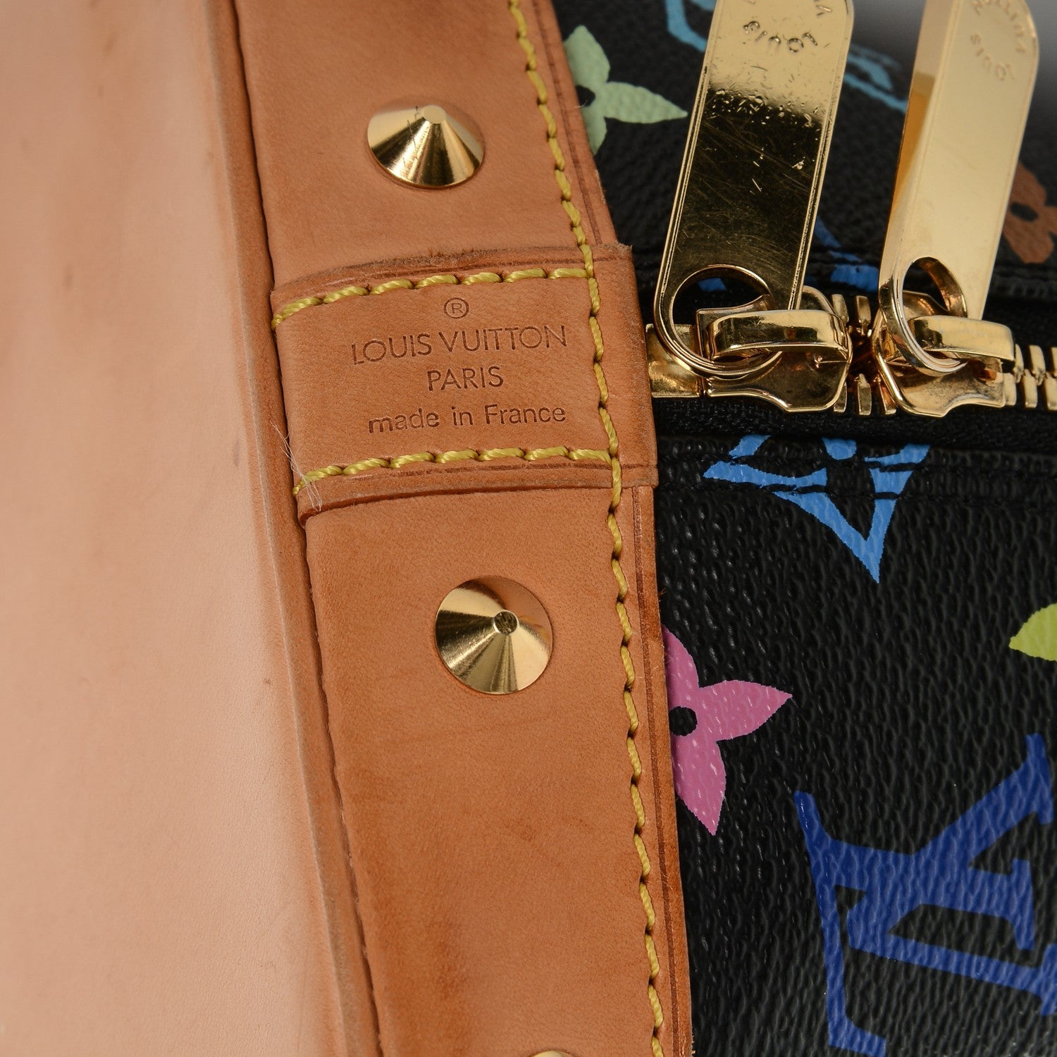 Louis Vuitton Monogram Multicolor Alma Black 7 of 7