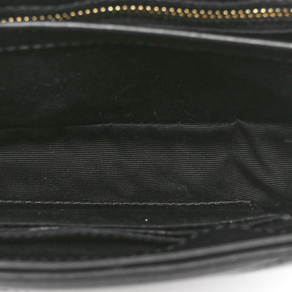 Saint Laurent Calfskin Y Quilted Monogram Toy Loulou Crossbody Bag Black 5 of 10
