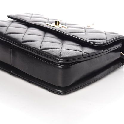 Chanel Lambskin Quilted Small Trendy CC Dual Handle Flap Bag Black 6 of 10