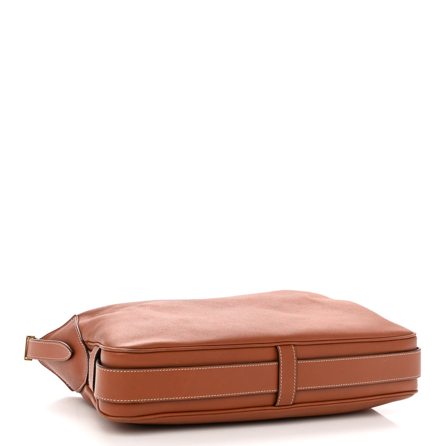 Supple Calfskin Medium Romy Shoulder Bag Tan