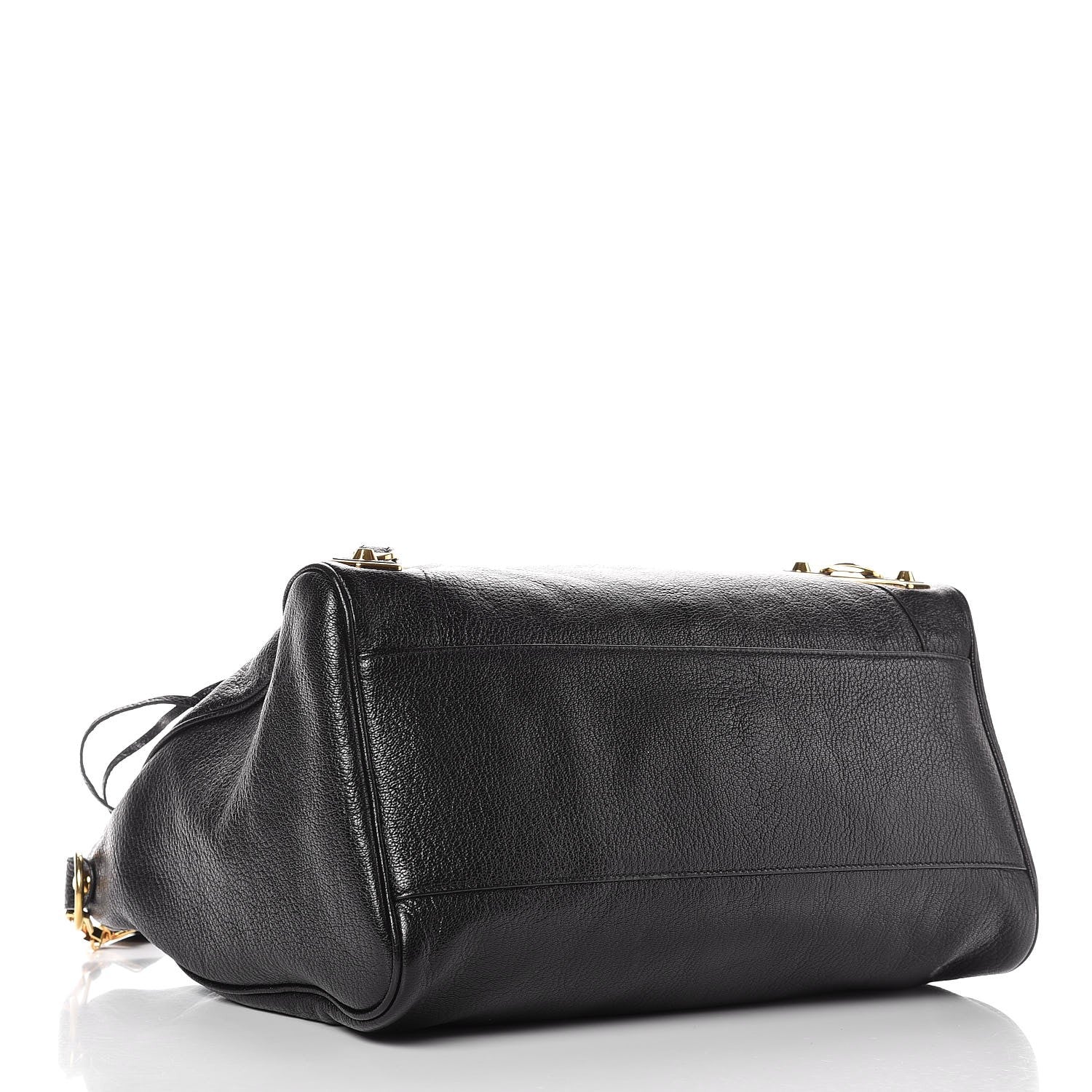 Balenciaga Chevre Gold Metallic Edge Hardware Velo Black 4 of 7