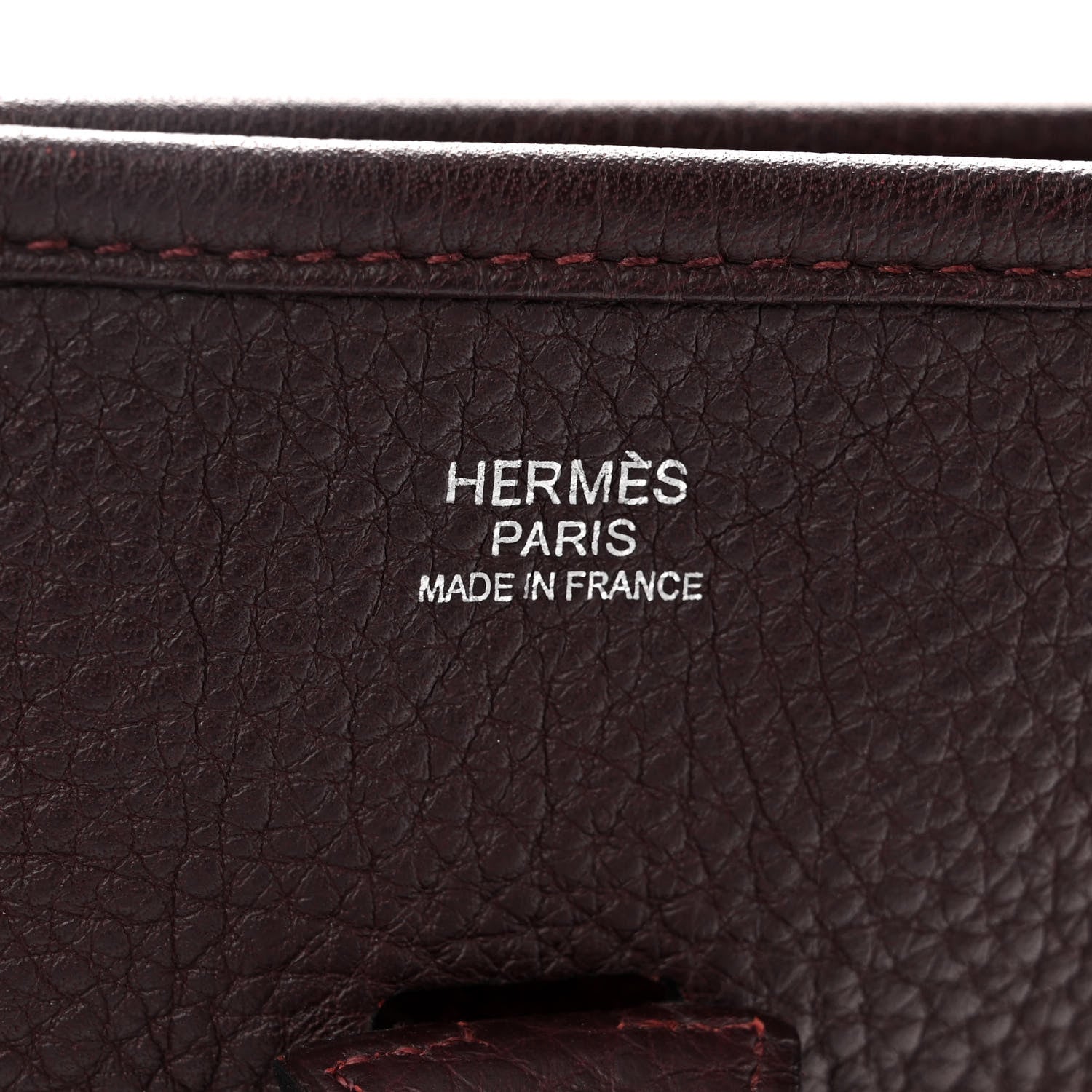 Hermes Taurillon Clemence Evelyne III PM Bordeaux 6 of 11
