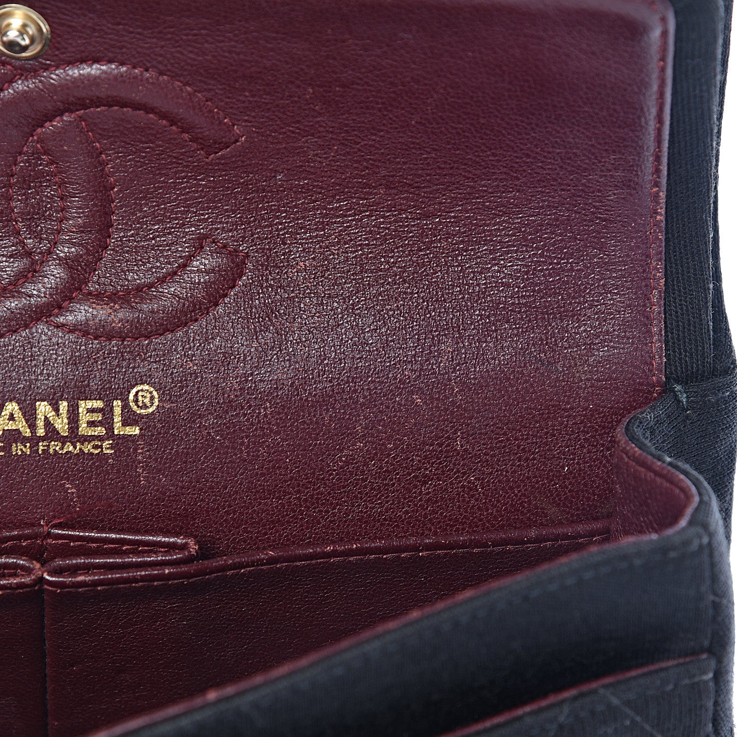 Chanel Jersey Quilted Small Double Flap Black 10 of 13