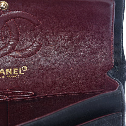 Chanel Jersey Quilted Small Double Flap Black 10 of 13
