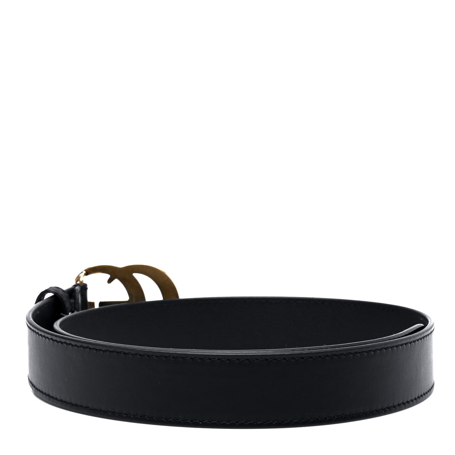 Gucci Calfskin Double G 30mm Belt 75 30 Black 2 of 7