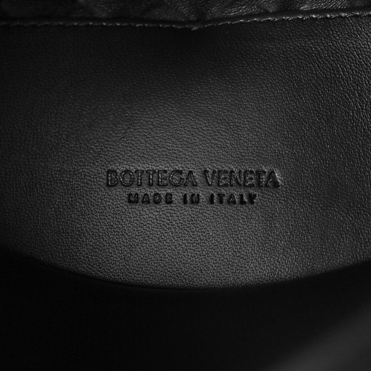 Nappa Intrecciato Small Andiamo Shoulder Bag Black