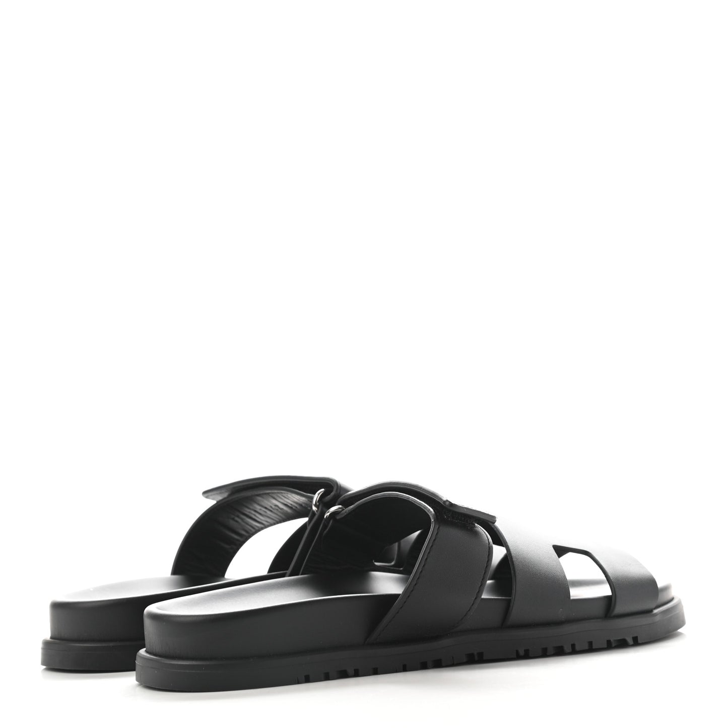 Calfskin Womens Chypre Sandals 39 Black