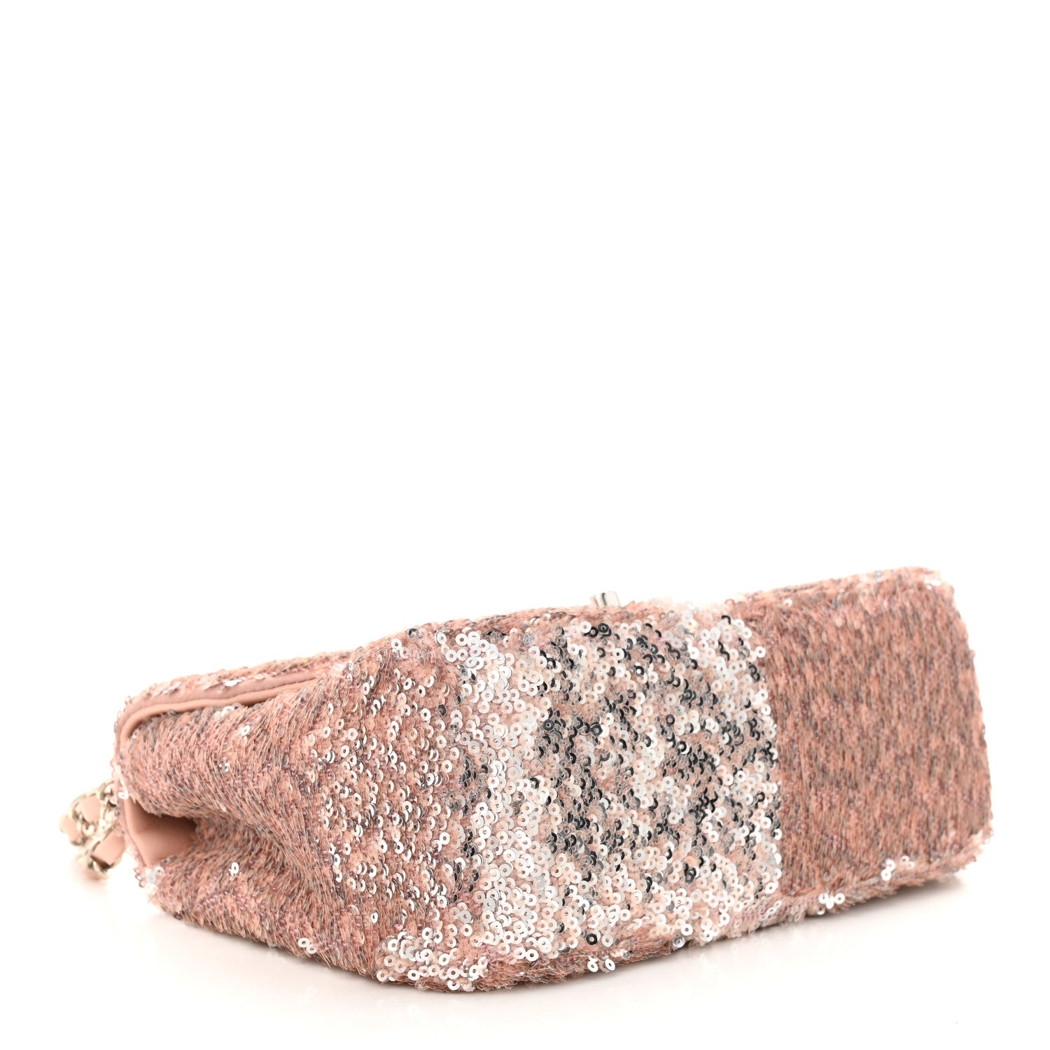 Chanel Sequin Mini Flap Light Pink Silver 4 of 11