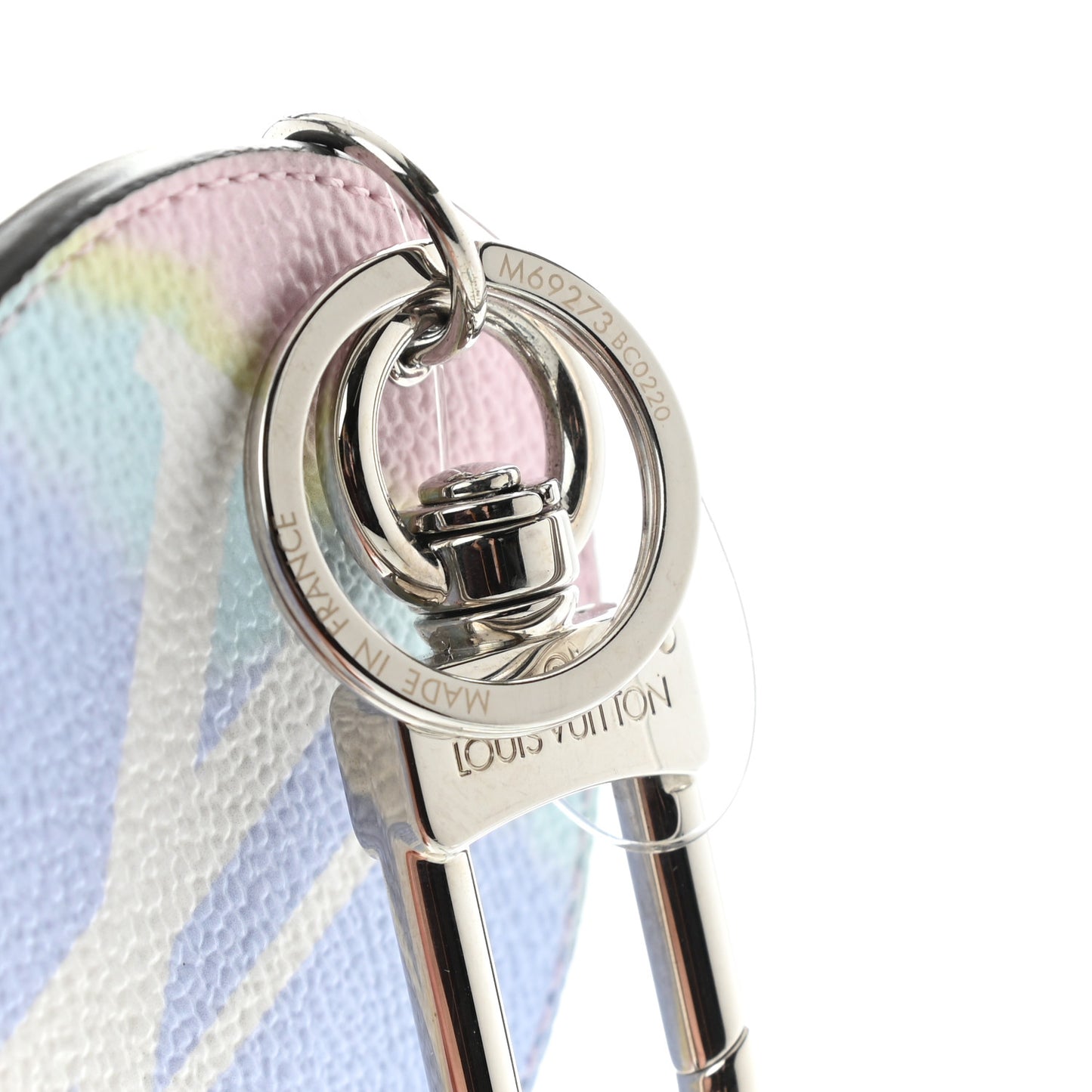 Monogram Escale Bag Charm Key Holder Pastel