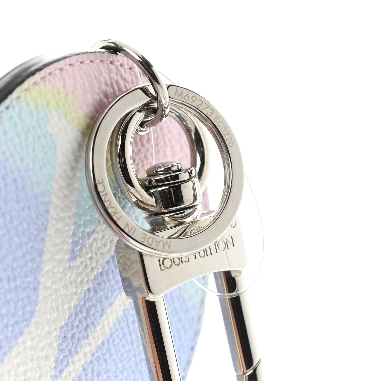 Louis Vuitton Monogram Escale Bag Charm Key Holder Pastel 6 of 6