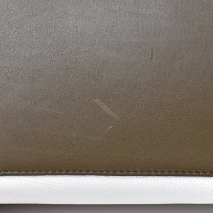 Celine Textured Calfskin Suede Tri-color Mini Luggage Cream 10 of 20