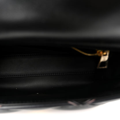 Louis Vuitton Lambskin Malletage Top Handle GO-14 MM Black Pink 11 of 21