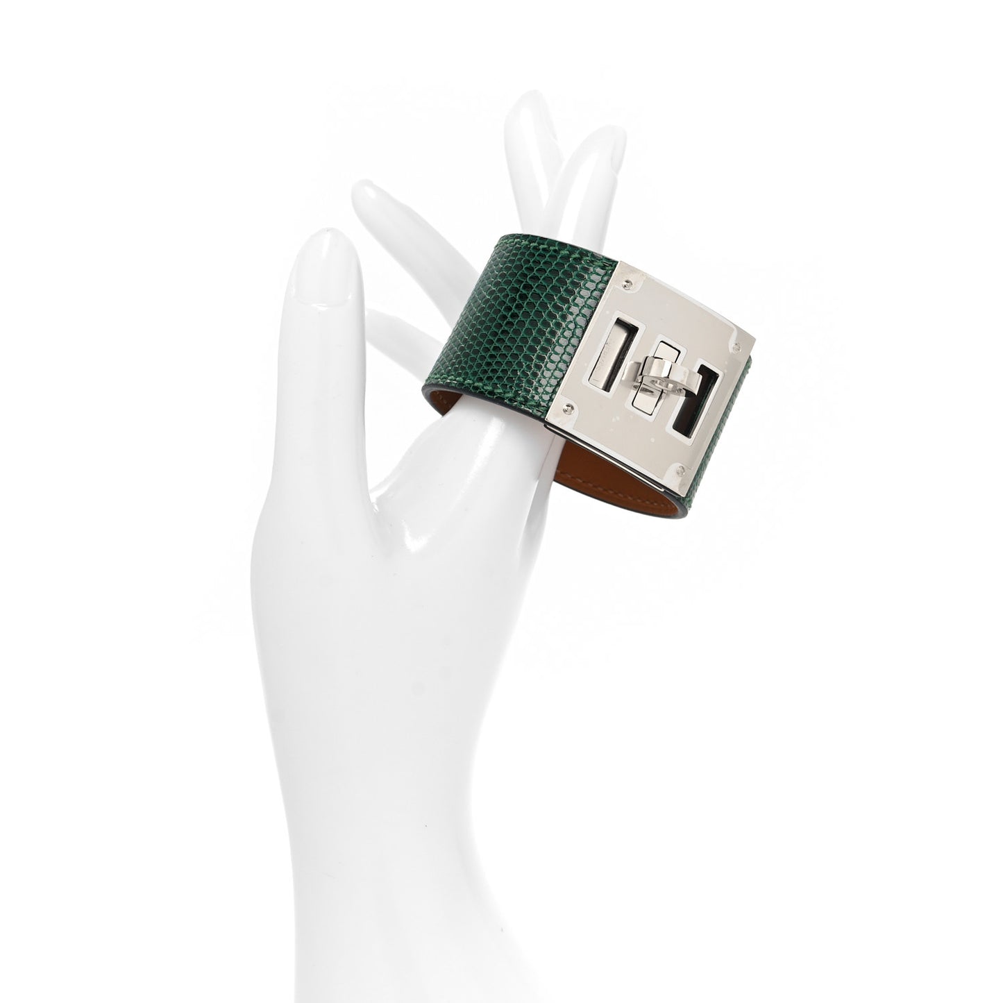 Lizard Kelly Dog Bracelet T2 Vert Moyen