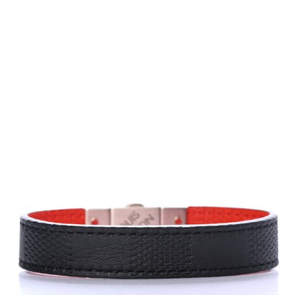 Louis Vuitton Damier Graphite Check It Reversible Bracelet 19 Magma 3 of 4