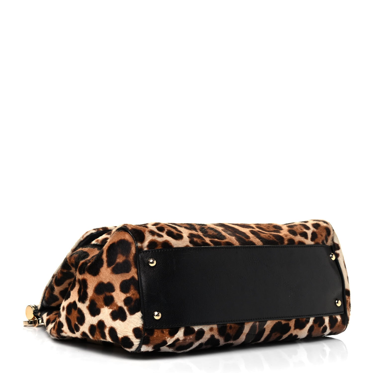 Dolce & Gabbana Calf Hair Leopard Print Large Miss Sicily Satchel Naturale 5 of 9
