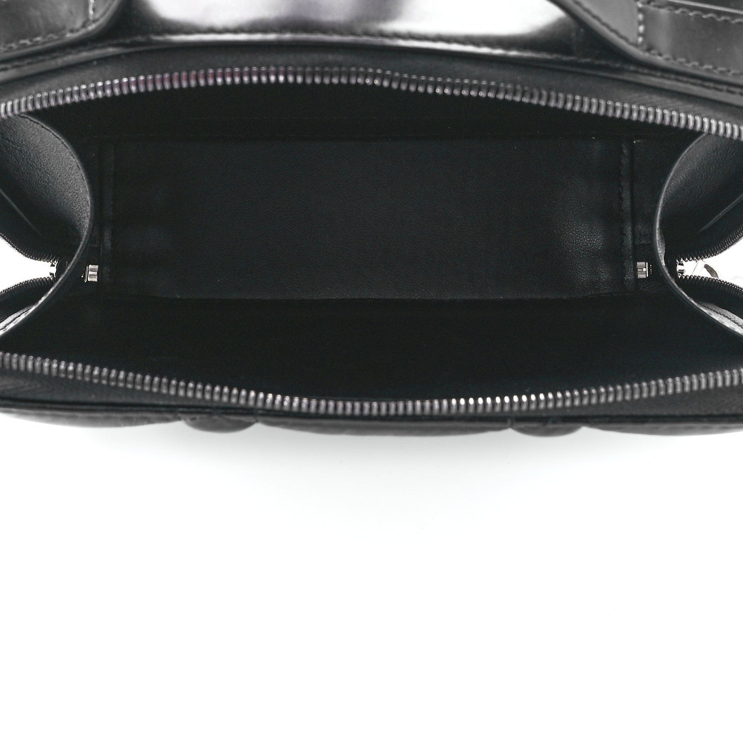Christian Dior Calfskin Macrocannage Caro Box Bag Black 5 of 11