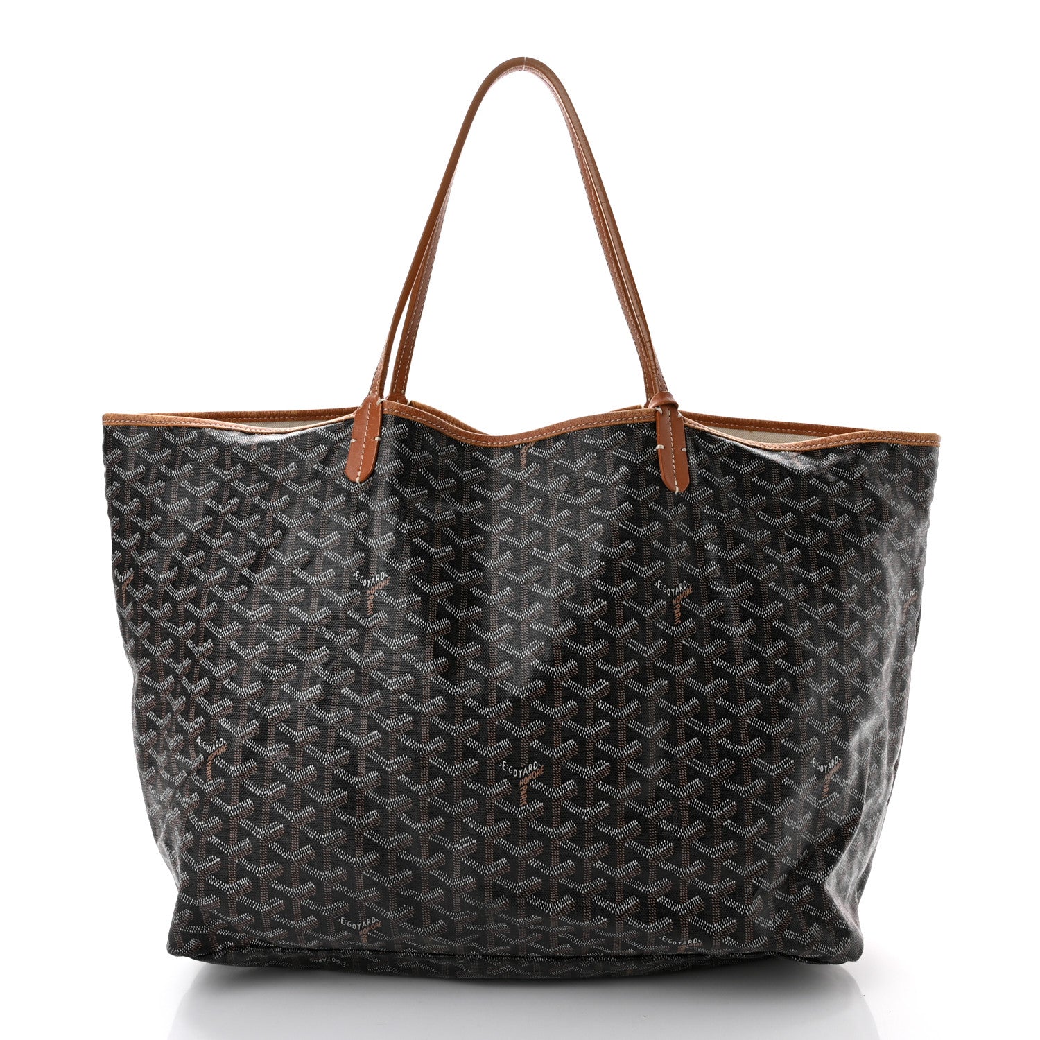 Goyard Goyardine Saint Louis GM Black Gold 3 of 10