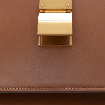 Celine Natural Calfskin Medium Classic Box Flap Bag Tan 14 of 14
