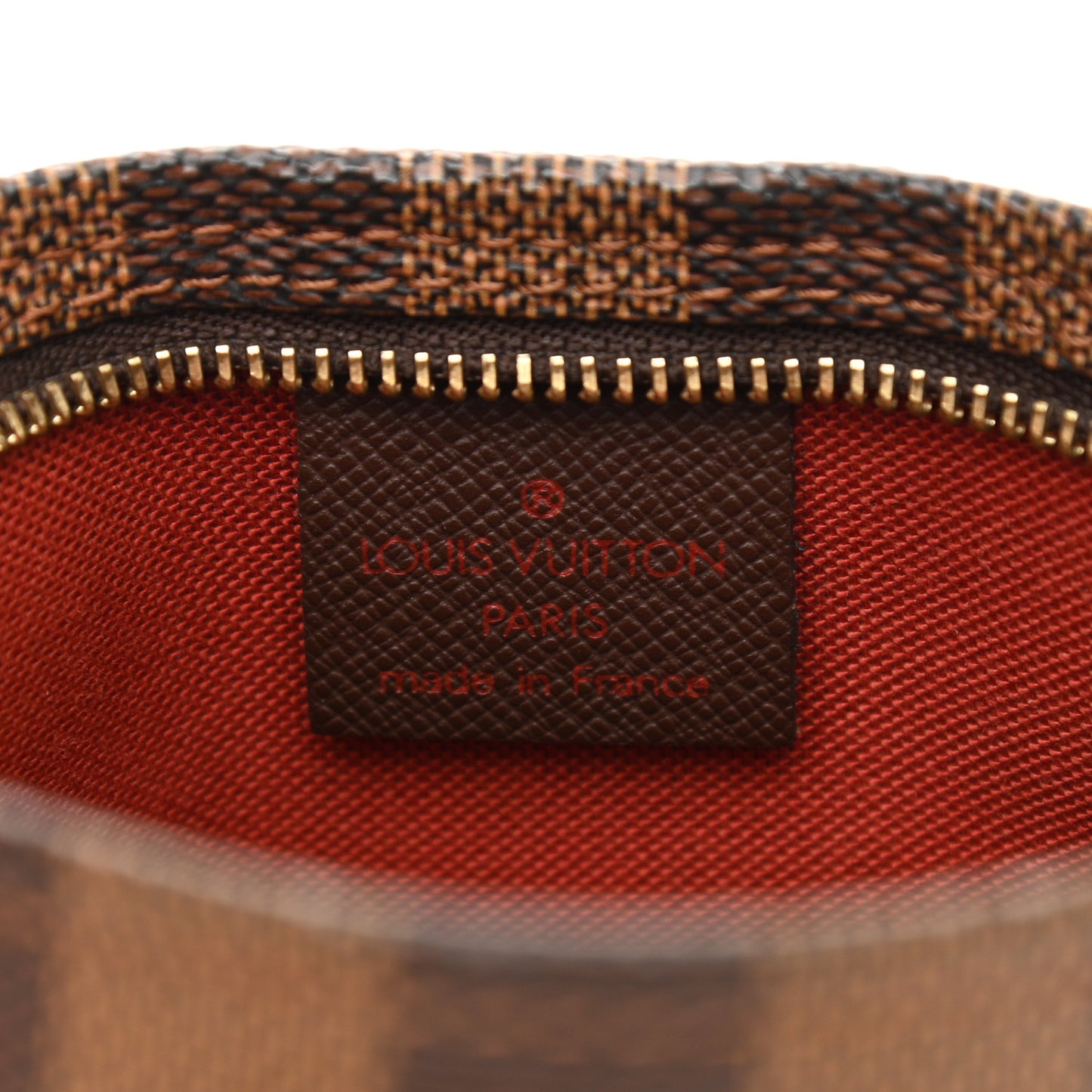 Damier Ebene Trousse Make Up Bag Pochette