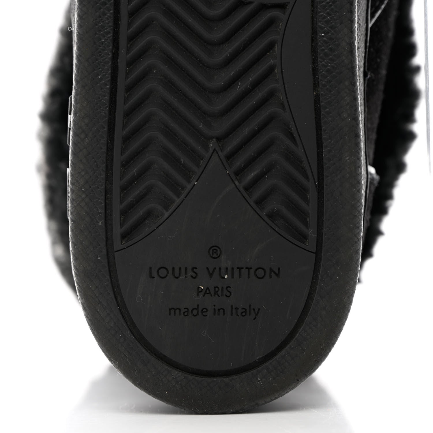 Louis Vuitton Suede Calfskin Shearling Snowdrop Flat Ankle Boot 37 Black 8 of 14