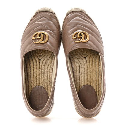 Gucci Nappa Matelasse GG Marmont Espadrilles 39 Porcelain Rose 2 of 10