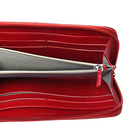 Chanel Caviar Large Timeless CC Zip Around Wallet Red 5 of 10