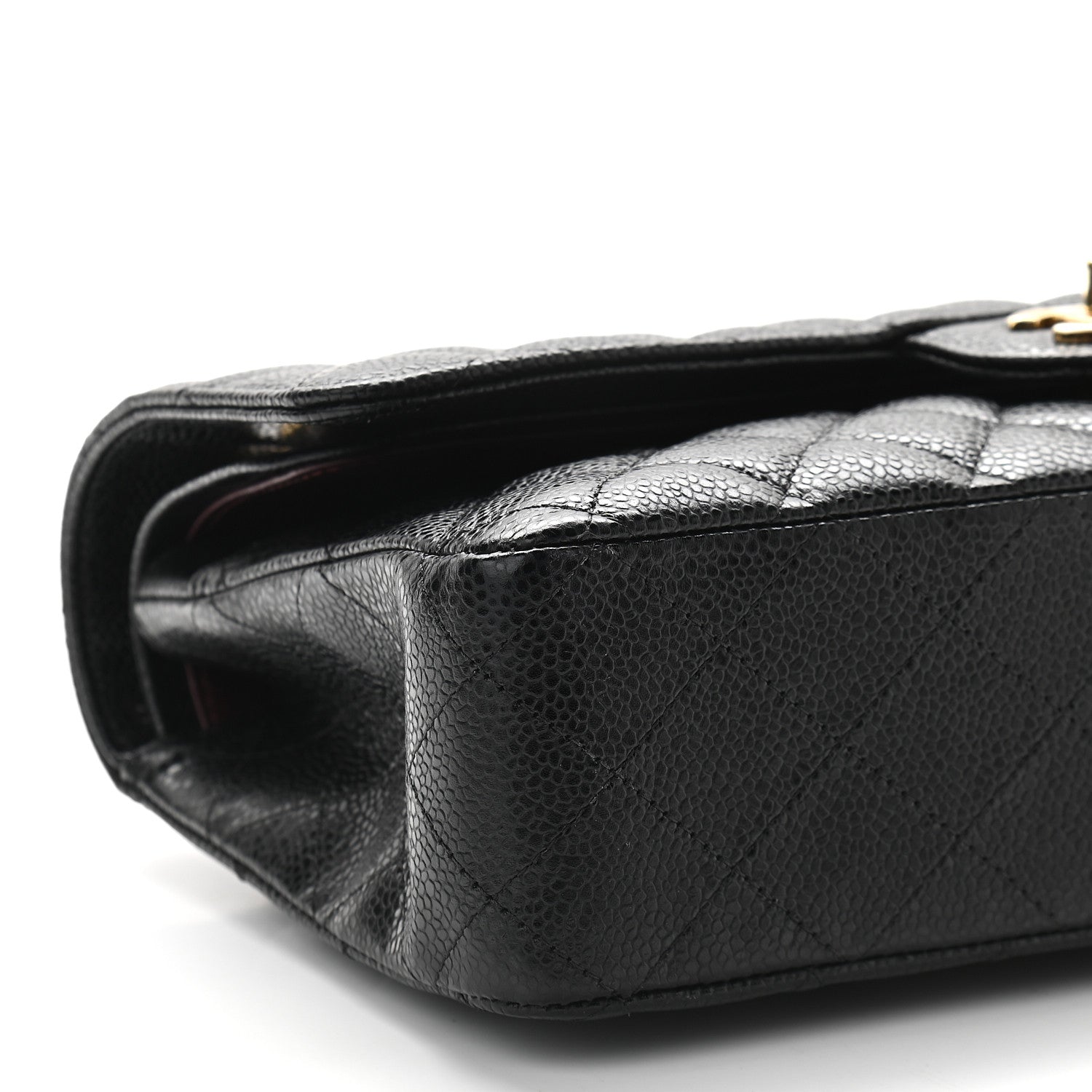 Chanel Caviar Quilted Medium Double Flap Black 8 of 9