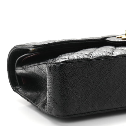 Chanel Caviar Quilted Medium Double Flap Black 8 of 9
