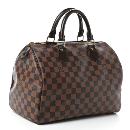 Louis Vuitton Damier Ebene Speedy 30 3 of 9