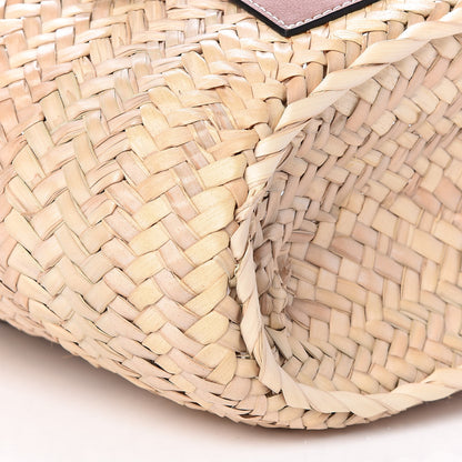 Loewe Raffia Small Basket Tote Bag Natural Tan 7 of 9
