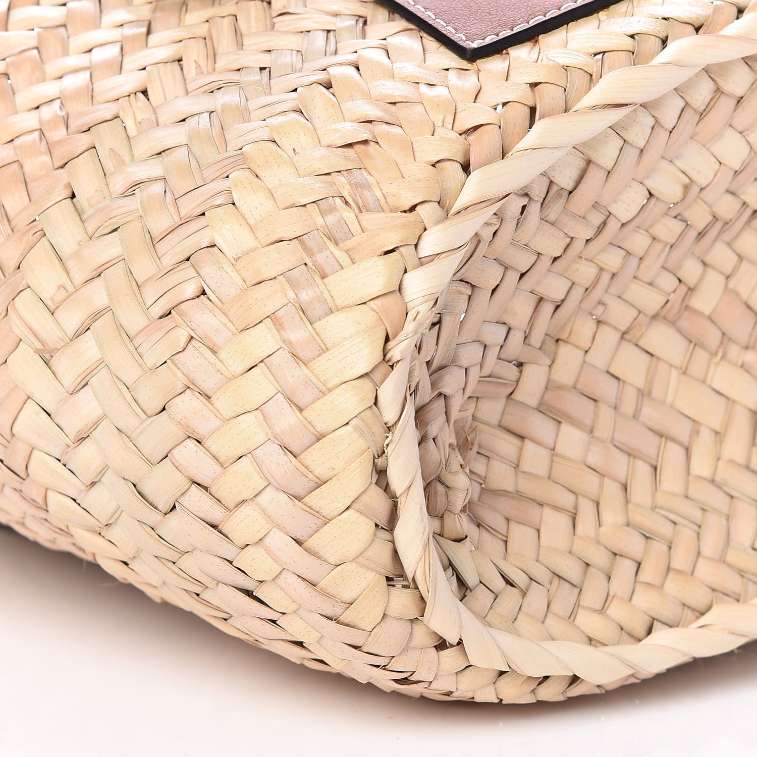 Loewe Raffia Small Basket Tote Bag Natural Tan 7 of 9