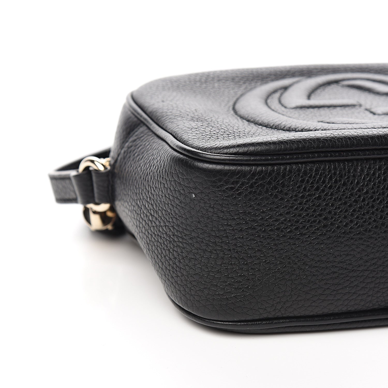 Gucci Pebbled Calfskin Small Soho Disco Bag Black 7 of 8