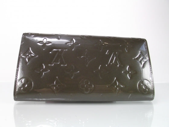 Louis Vuitton Vernis Sarah Wallet Vert Bronze 4 of 9