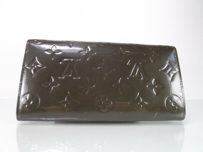 Louis Vuitton Vernis Sarah Wallet Vert Bronze 4 of 9