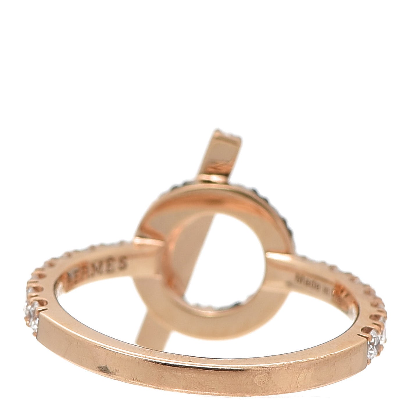 18K Rose Gold Diamond Finesse Ring 55 7.25