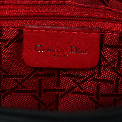 Christian Dior Nylon Cannage Medium Lady Dior Black 6 of 9