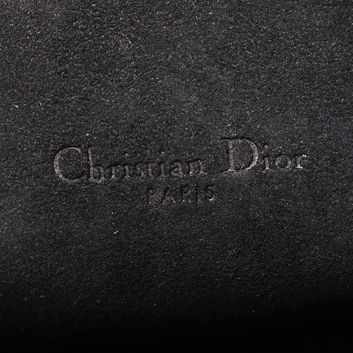 Christian Dior Grained Calfskin Caro Double Pouch Black 6 of 9