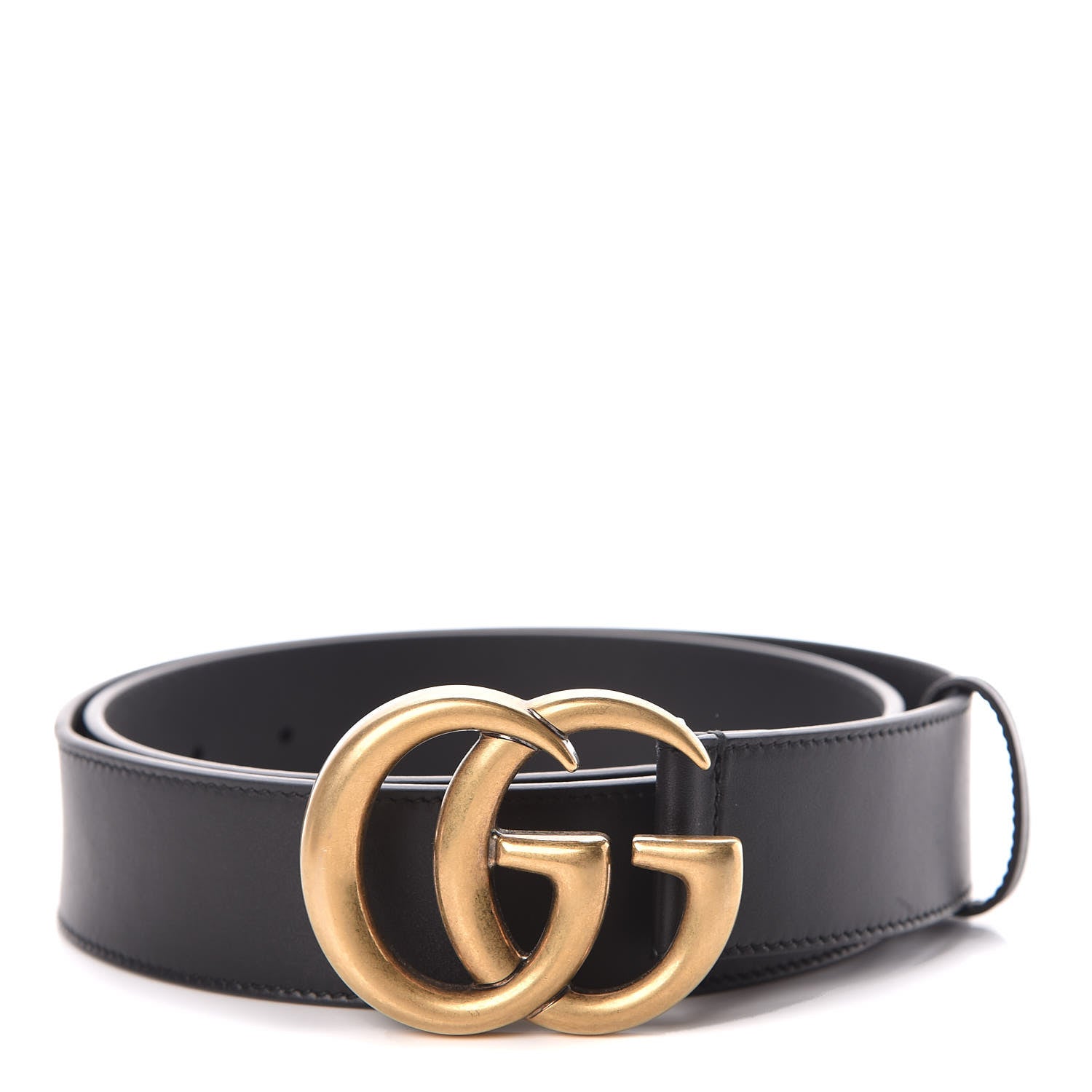 Gucci Calfskin Double G 40mm Belt 90 36 Black 1 of 6