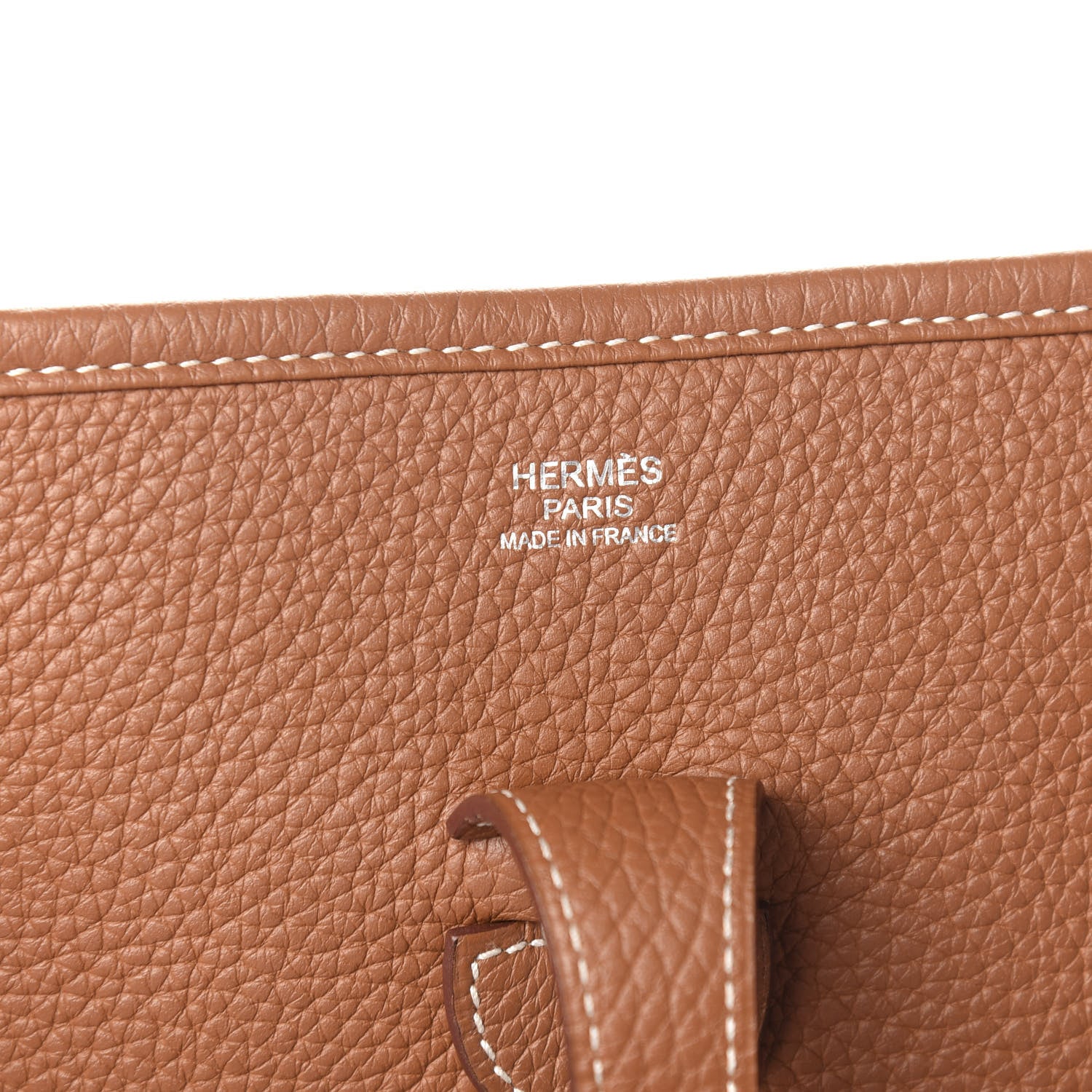 Hermes Taurillon Clemence Evelyne III PM Gold 5 of 10
