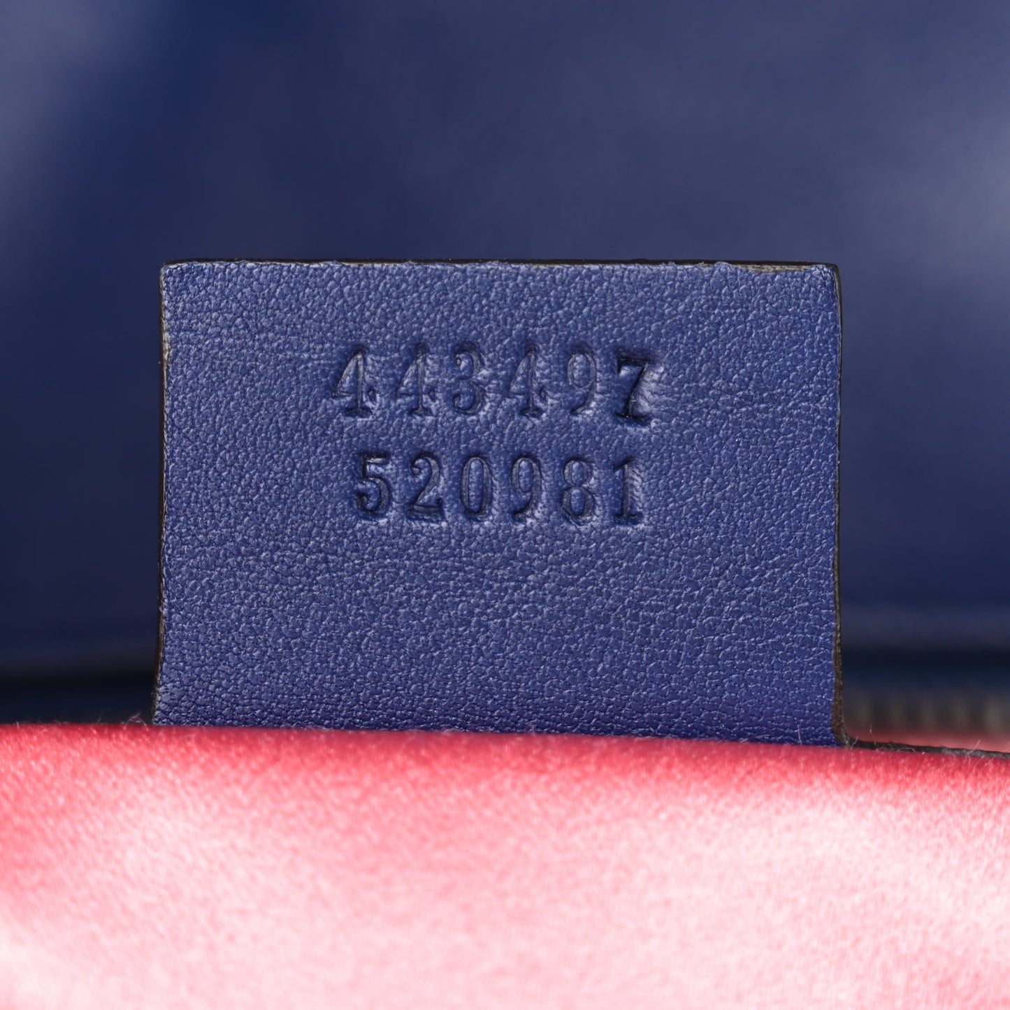 Velvet Matelasse Small GG Marmont Shoulder Bag Cobalt Blue