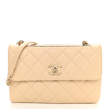 Chanel Lambskin Quilted Medium Trendy CC Flap Light Beige 3 of 11